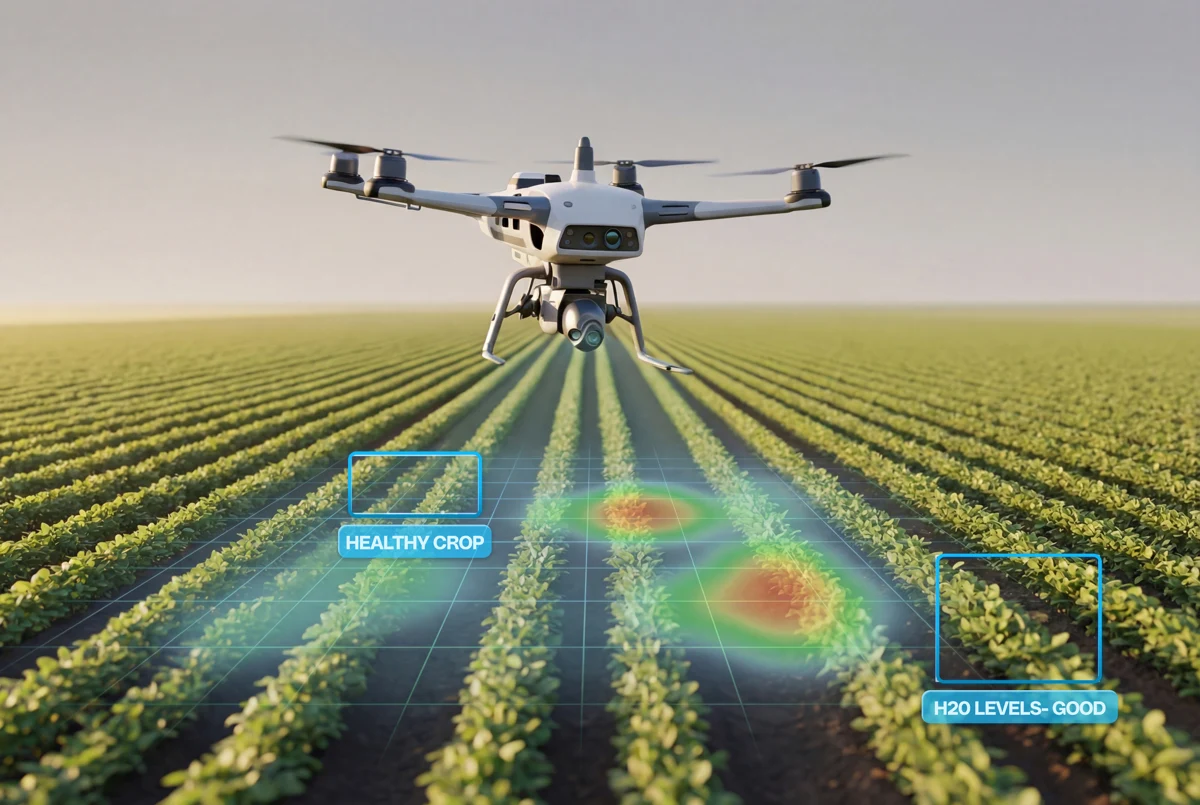 Agricultural drone computer-vision project shown by Dysol
