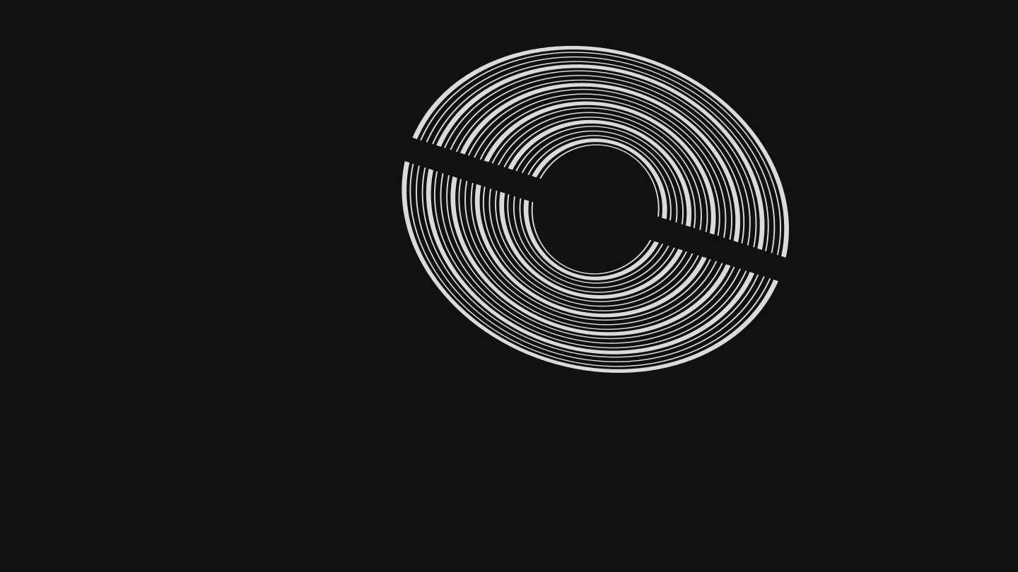 A narrowing aperture