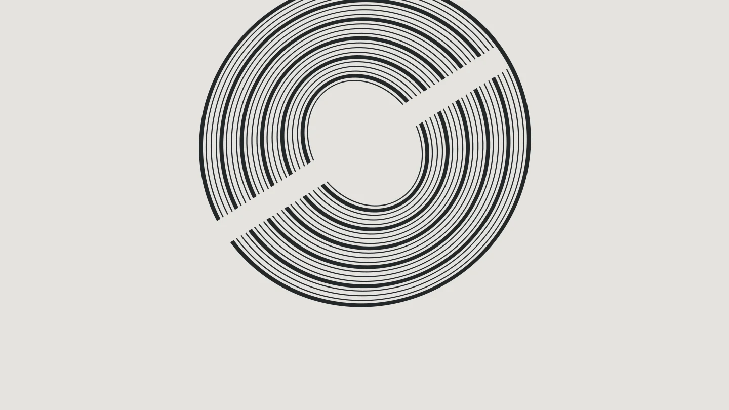 A narrowing aperture
